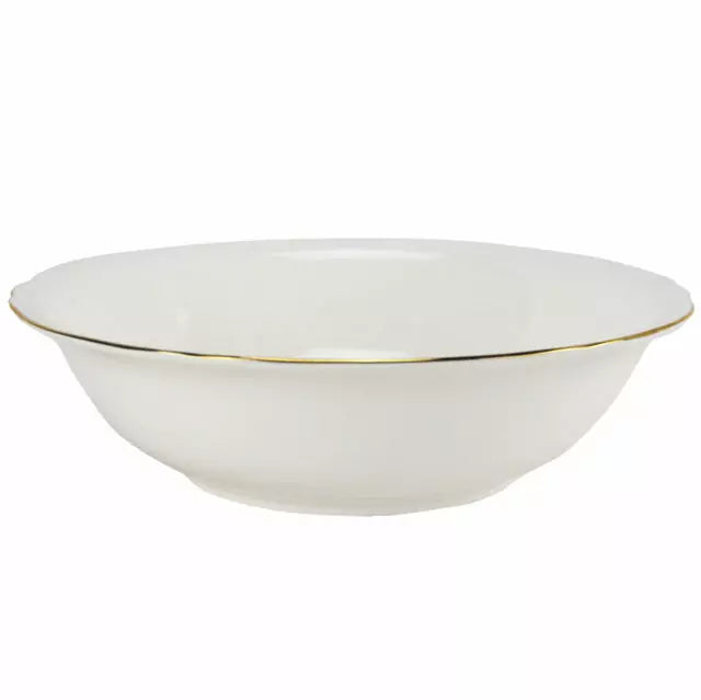 ENSALADORA VENECIA DORADA CM26 NBC FORMA FENETADA ESTILO CLÁSICO
